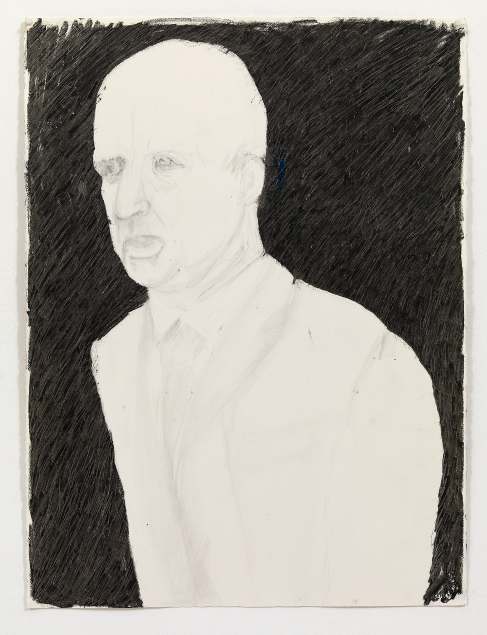 'Gouverner 2' , 80 x 60 cm; Potlood en oliepastel op papier; 2009